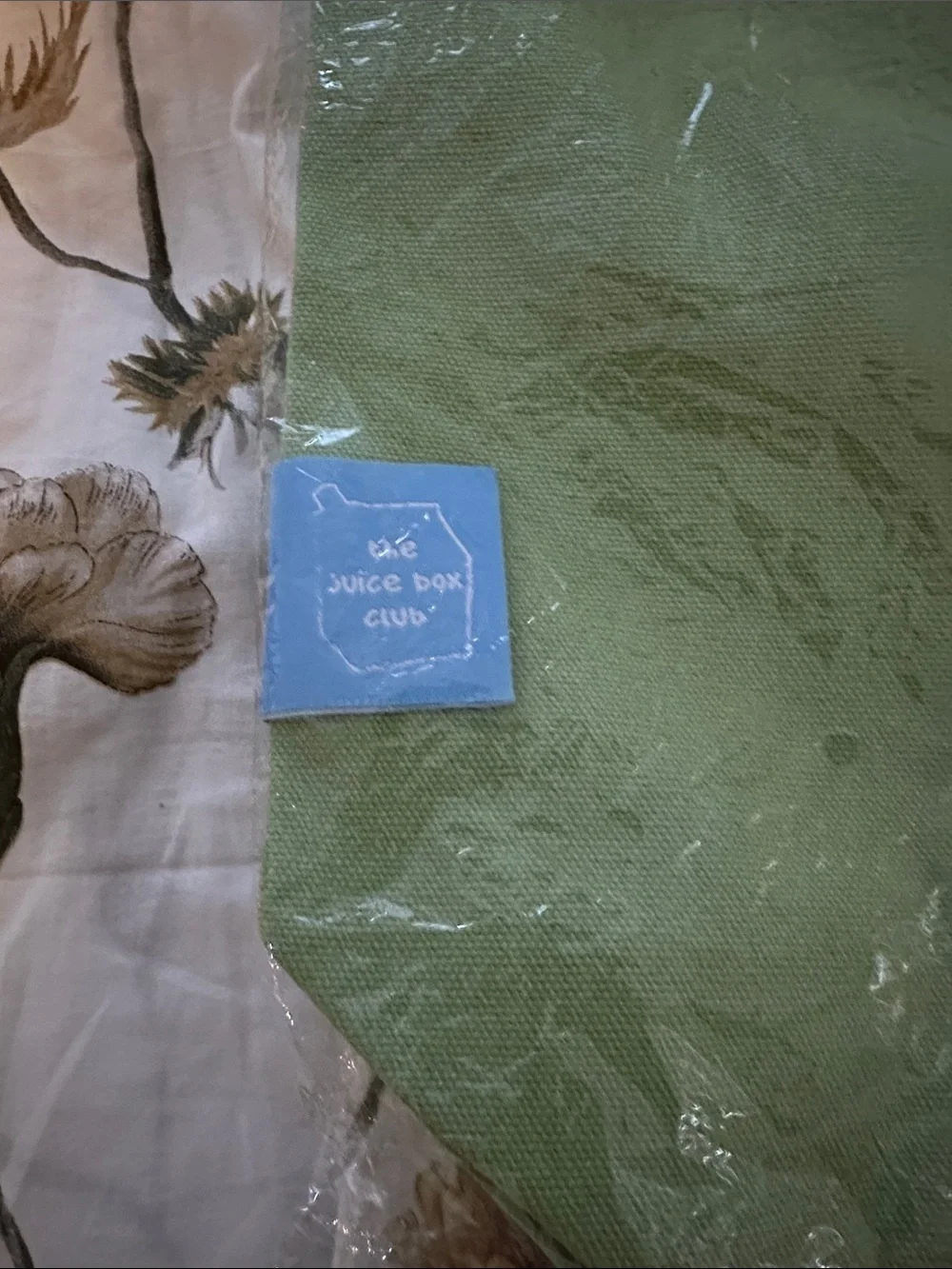 Totoro Green Canvas Tote Bag